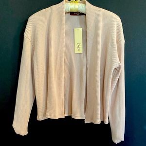 Jondie Ribbed Open Front Cardigan